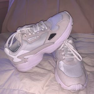 addidas cloud white falcon shoes